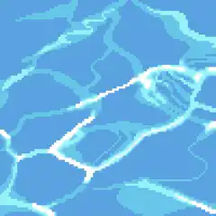 pixel art water ripples