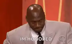 Michael Jordan facepalm im honored