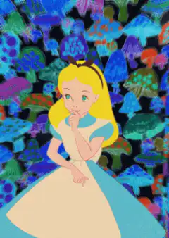 Alice in Wonderland mushrooms