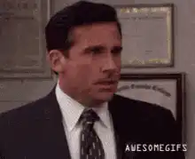 Michael Scott screaming no