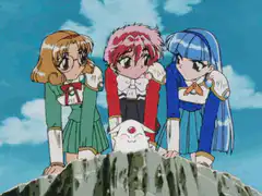 Sailor Moon characters fall off cliff