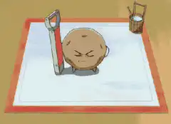 Potato peeling himself