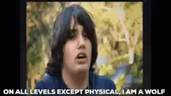 I am a wolf on all levels except physical