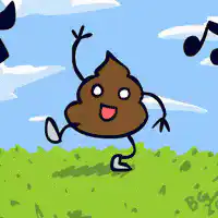 dancing poop emoji cartoon