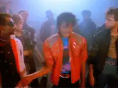 Michael Jackson singing in Smooth Criminal