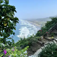 ocean view from garden