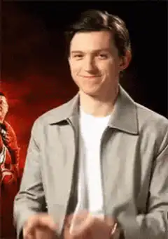 Tom Holland finger guns
