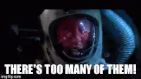 Panic in the astronaut helmet