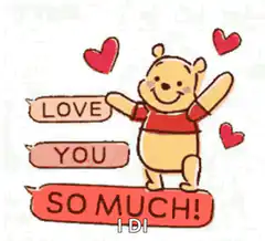 Winnie the Pooh Love You So Much