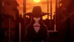 anime girl eye glowing red