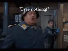 I see nothing! I was not here!