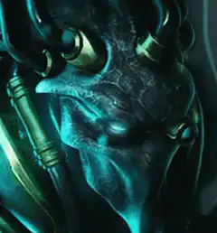 Zergling face close-up