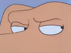 Peter Griffin squinting eyes