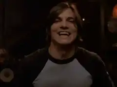 Ash Williams laughing then yelling BURN