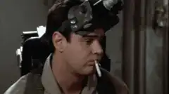 Winston Zeddemore smoking with night vision