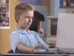 Brent Rambo thumbs up at computer
