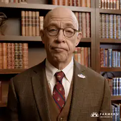 Farmers Insurance Man Nods