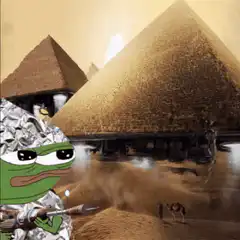 Pepe the Frog cooking pyramid