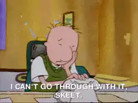 Calvin can't go through with it Skeet