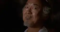 Mr. Miyagi Smug Face