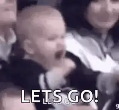 Baby screaming lets go