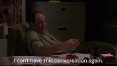 James Spader I can't have this conversation again