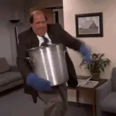 Clifford Drops Pot of Chili