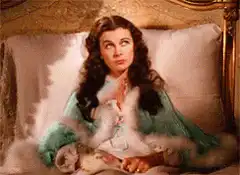 Scarlett O'Hara in bed