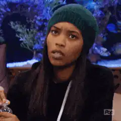 Meagan Good skeptical look
