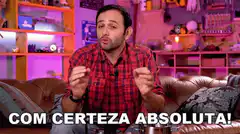 Man in plaid shirt says com certeza absoluta