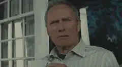 Clint Eastwood confused face