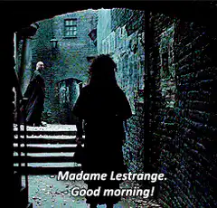 Madame Lestrange Good Morning