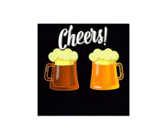 Cheers beer mugs clinking