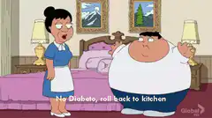 Lois tells Cleveland to roll back to kitchen