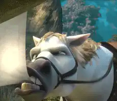 Max the horse reads a wanted poster