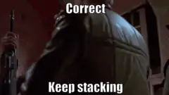 Arnold Schwarzenegger Correct Keep Stacking