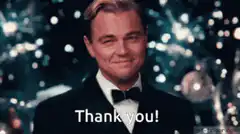 Leonardo DiCaprio Thank You Toast