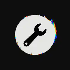 glitchy wrench icon