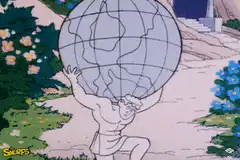 Atlas drops the globe
