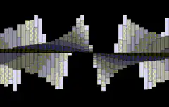 pixel art audio visualizer