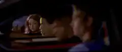 Car side mirror reflection