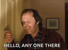 Jack Nicholson Hello Any One There