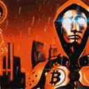 Bitcoin Satoshi Nakamoto Flashing