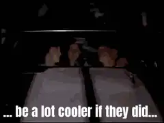 Three guys in a car getting cooler