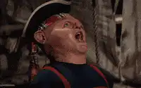 Captain Ahab screaming in horror