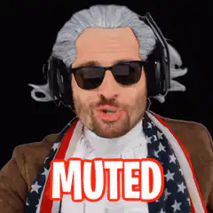 Muted George Washington