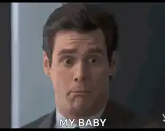 Jim Carrey My Baby Reaction