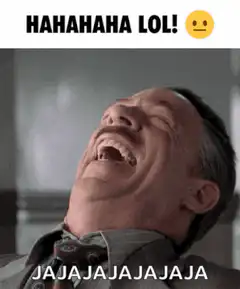 J.K. Simmons laughing then serious