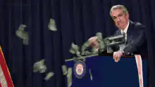 Jerome Powell machine gun money