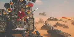 Mad Max guitar flamethrower